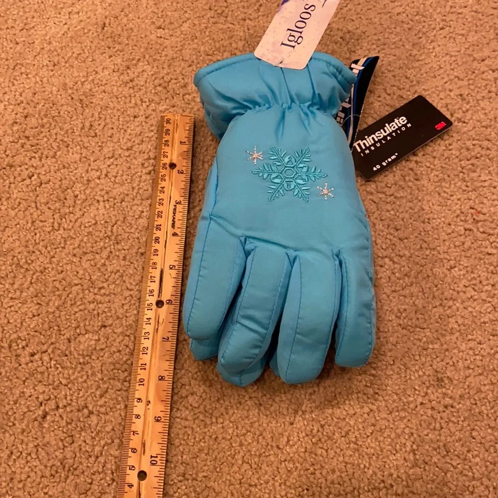 Girls Igloos Ski Gloves S/M NWT